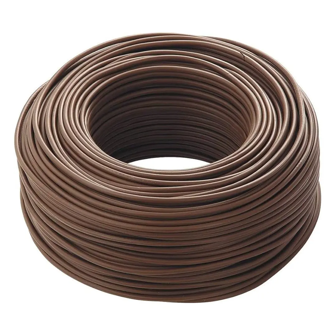 Cabo monofilar 1 × 1,5 mm², cor marrom